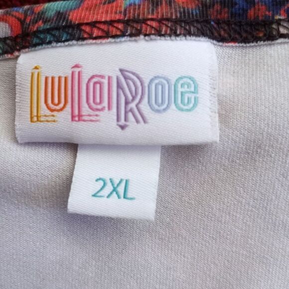 LULAROE MULTICOLOR DRESS SZ.2XL EUC - Picture 6 of 7